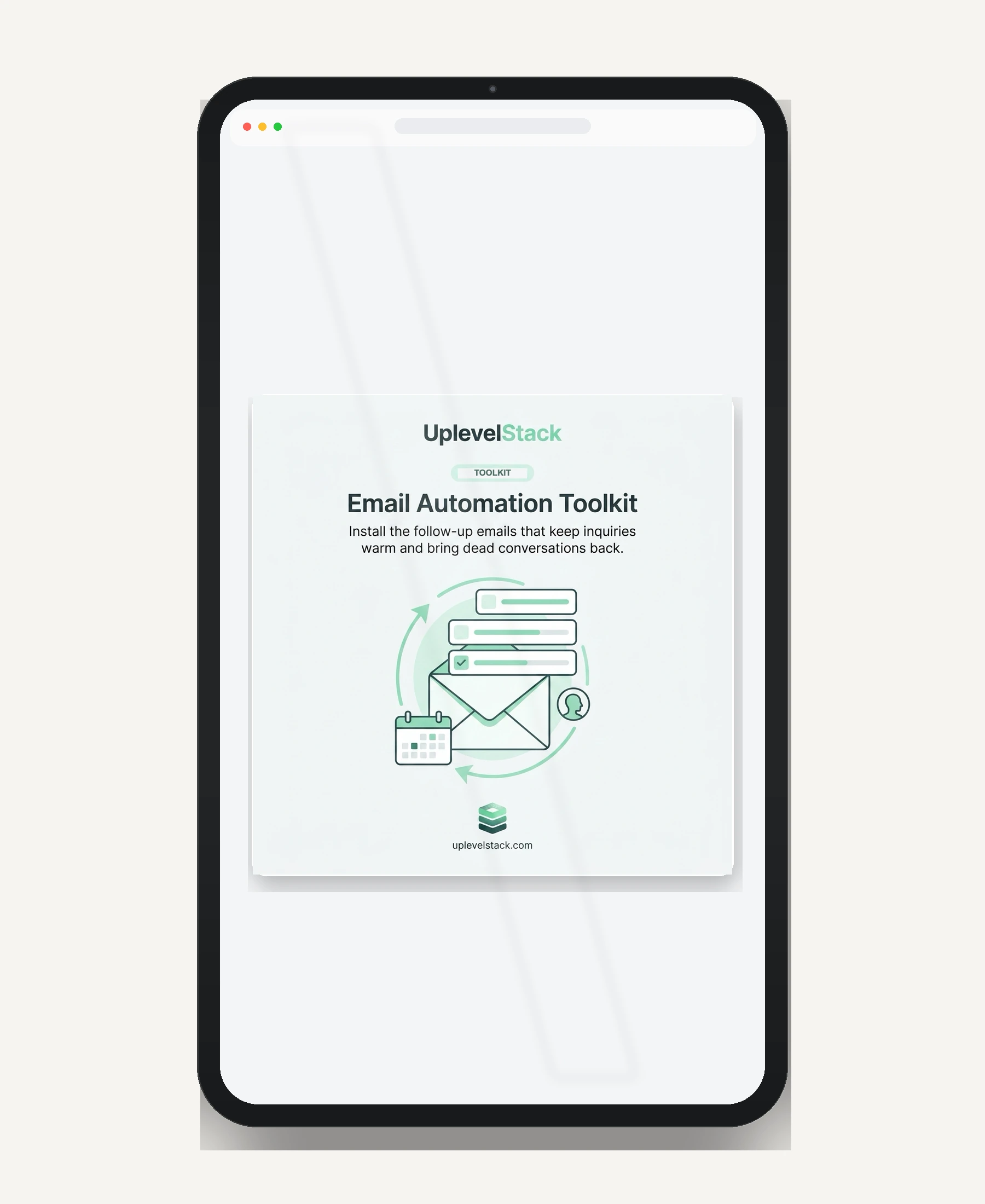 Email Automation Toolkit cover mockup