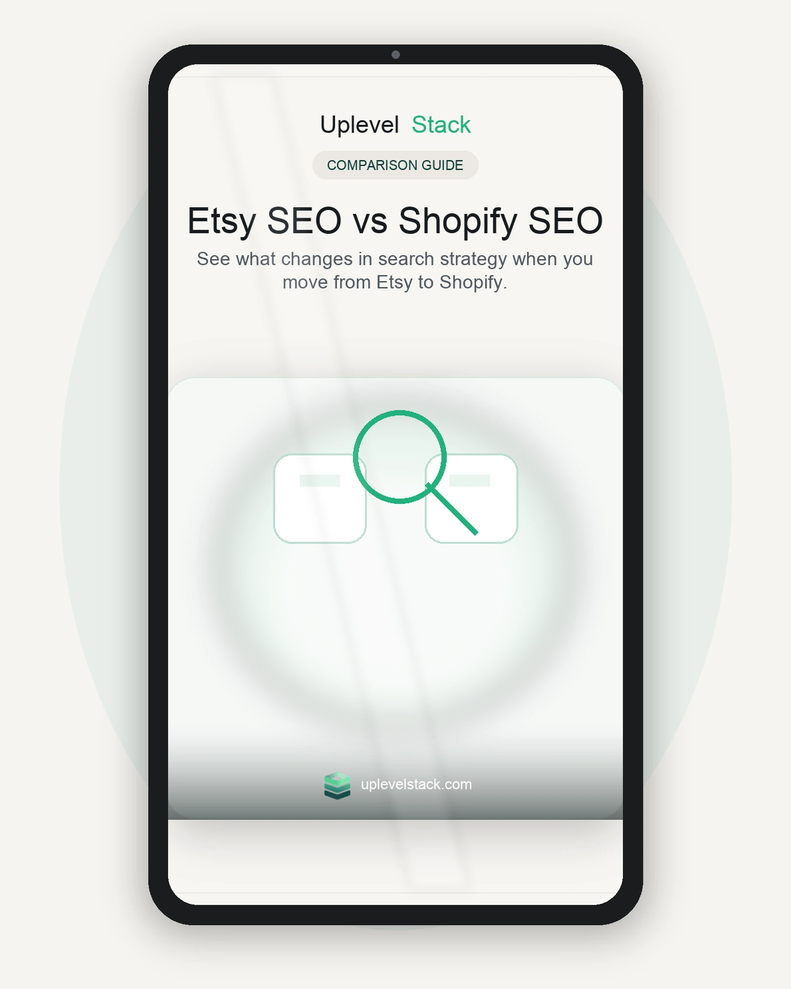 Etsy SEO vs Shopify SEO cover mockup